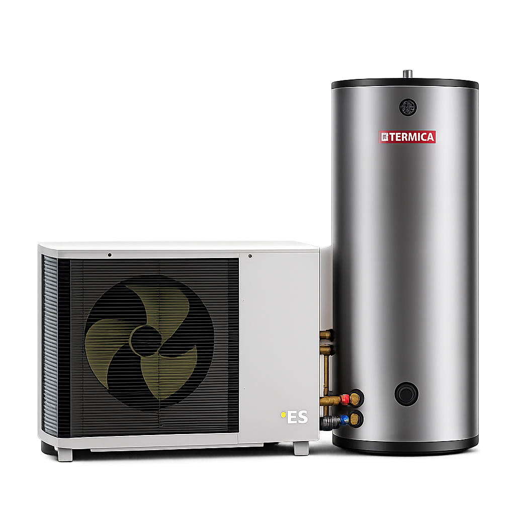 Tepelné čerpadlo ES ENERGY SAVE AWC12 R32 12 kW MONOBLOK WiFi + TUV 200l s montáži na klíč
